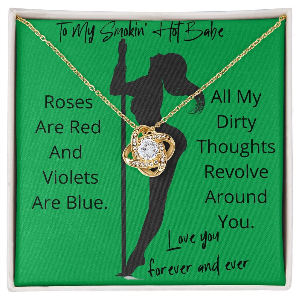 Dirty Thoughts Necklace Gift For Wife Girlfriend Anniversary Birthday Present For Women