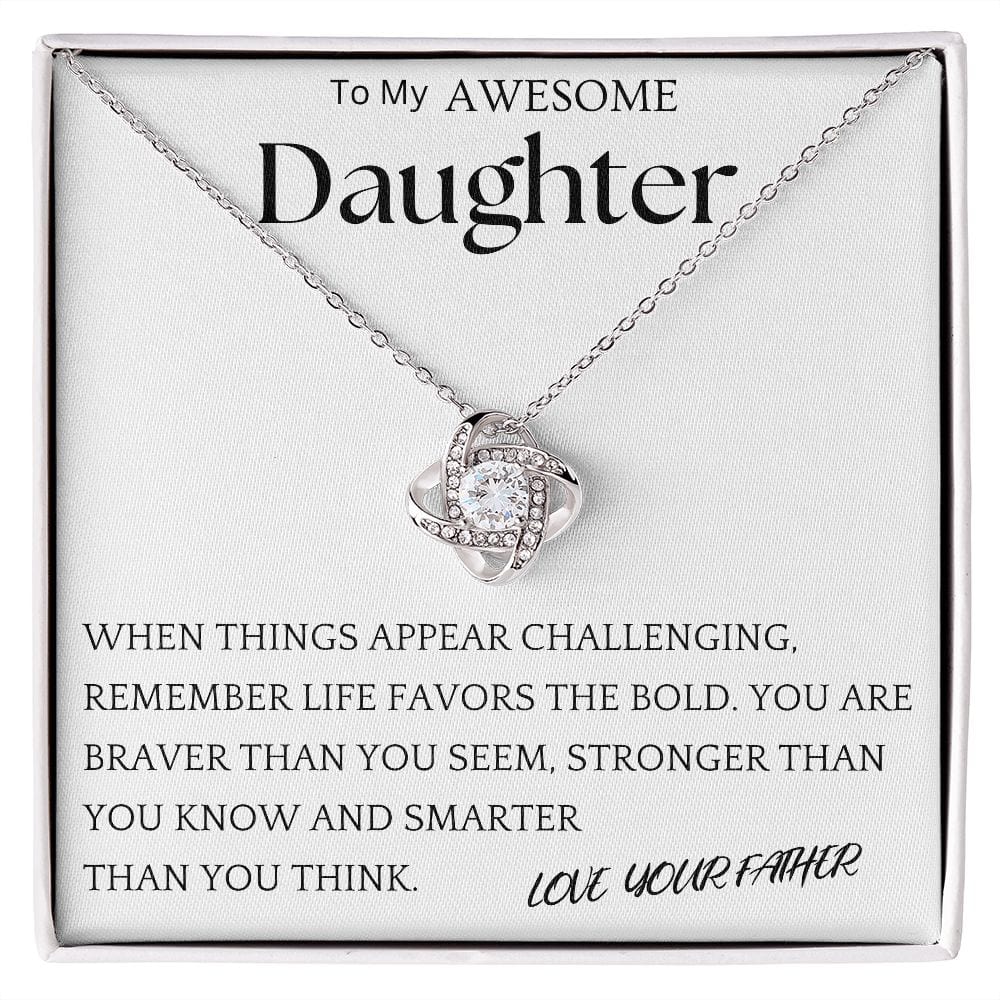 Things Appear Challenging Necklace Gift For Daughter