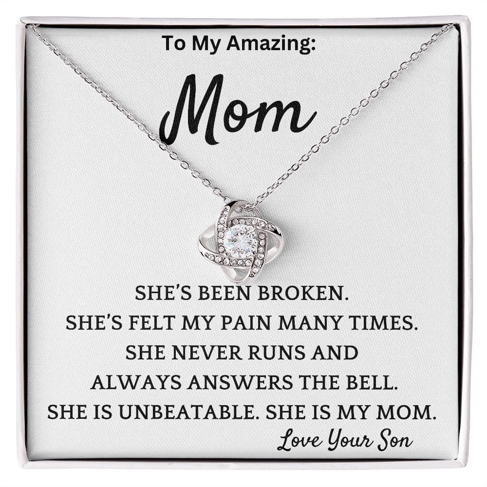 Unbeatable Mom Necklace Gift For Mother's Day