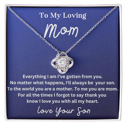 Always Your Son Necklace Gift For Mom