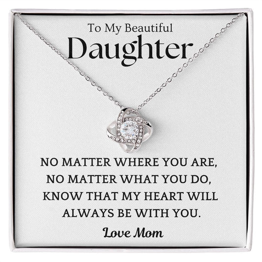 Always With You Necklace Graduation Gift For Daughter