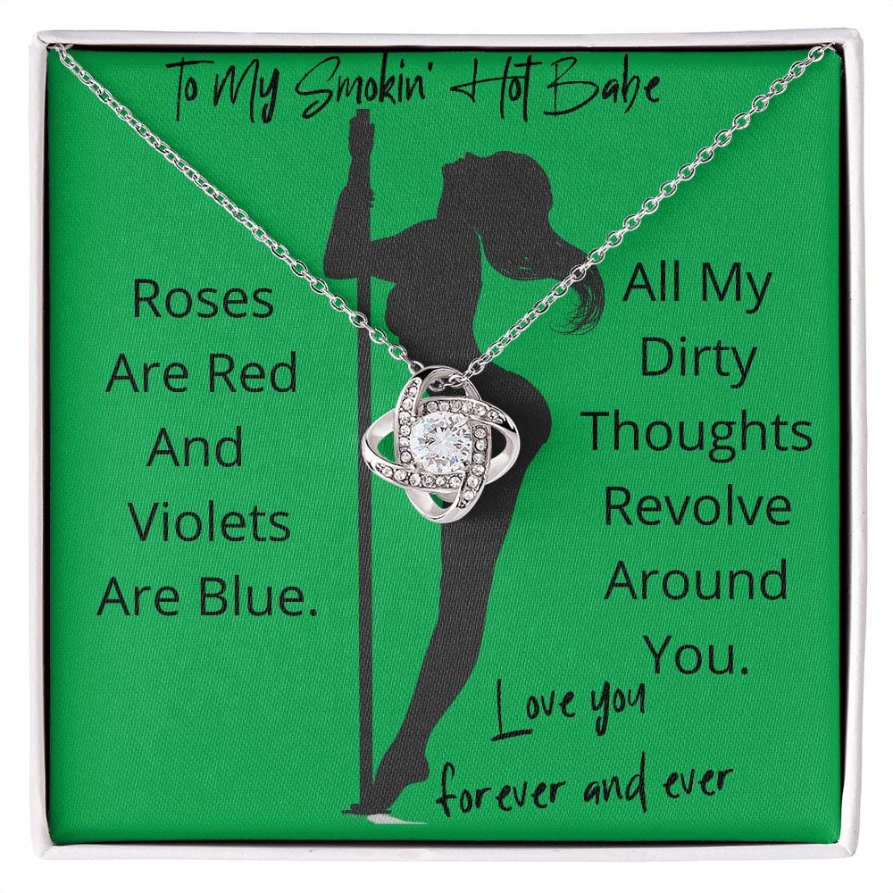 Dirty Thoughts Necklace Gift For Wife Girlfriend Anniversary Birthday Present For Women