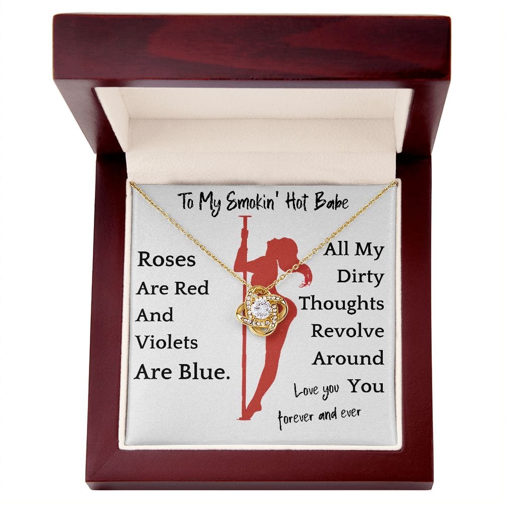 Dirty Thoughts Necklace Gift For Girlfriend Soulmate Anniversary Valentines Present For Woman