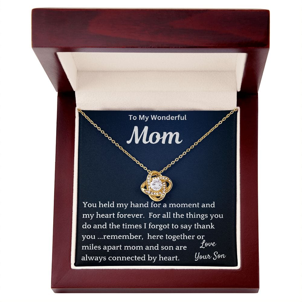 Connected By Heart Necklace Gift For Women 