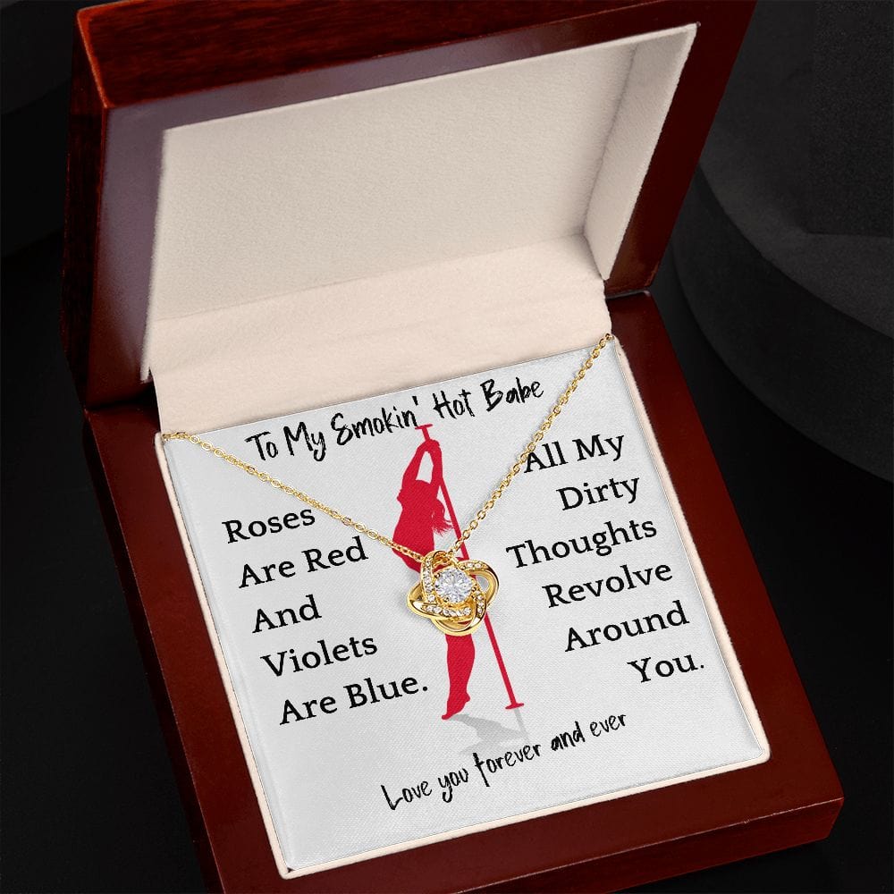 Dirty Thoughts Necklace Gift For Hot Babe Valentines Anniversary Birthday Present For Women