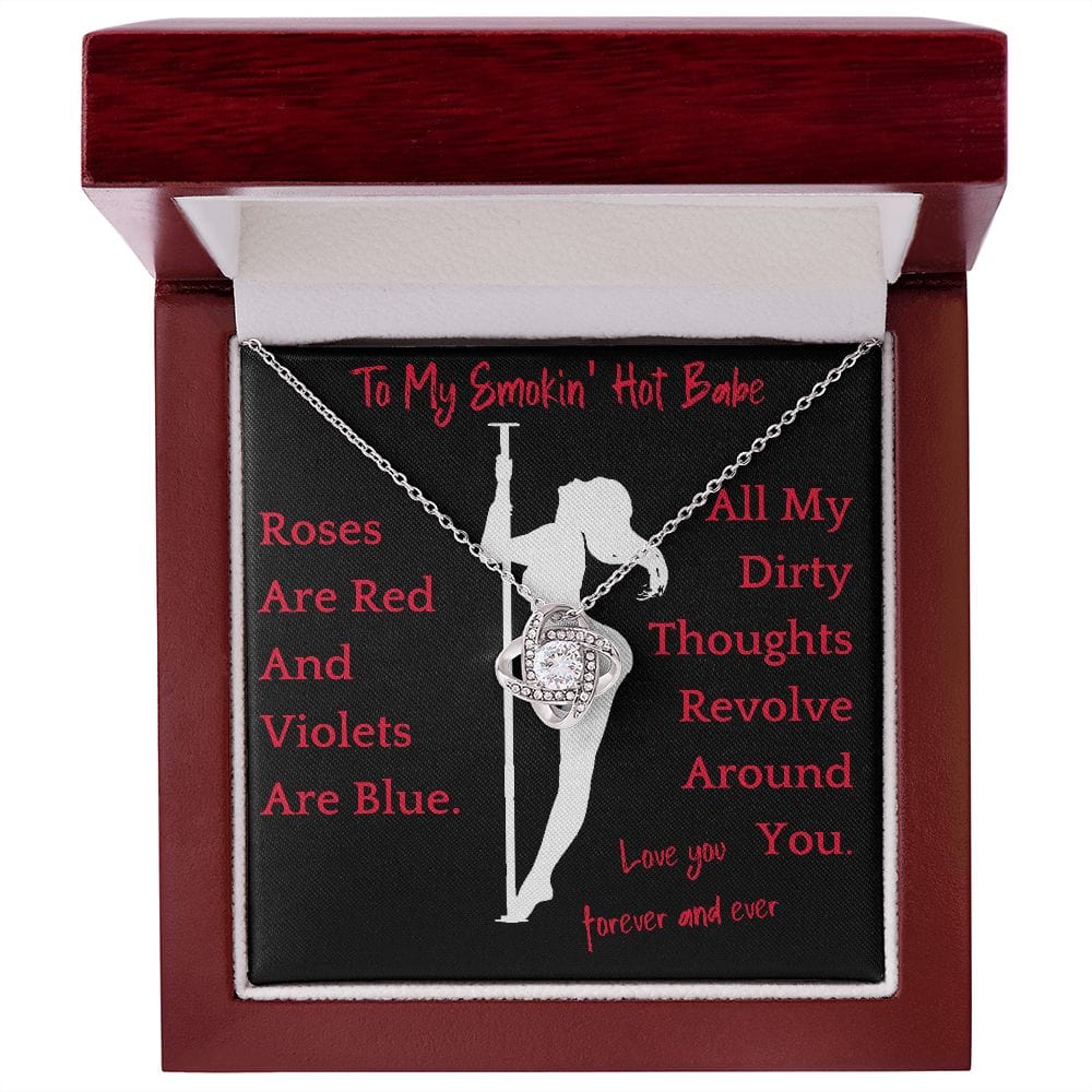 Dirty Thoughts Necklace Gift For Soulmate Girfreind Wife Birthday Valentines Present For Women
