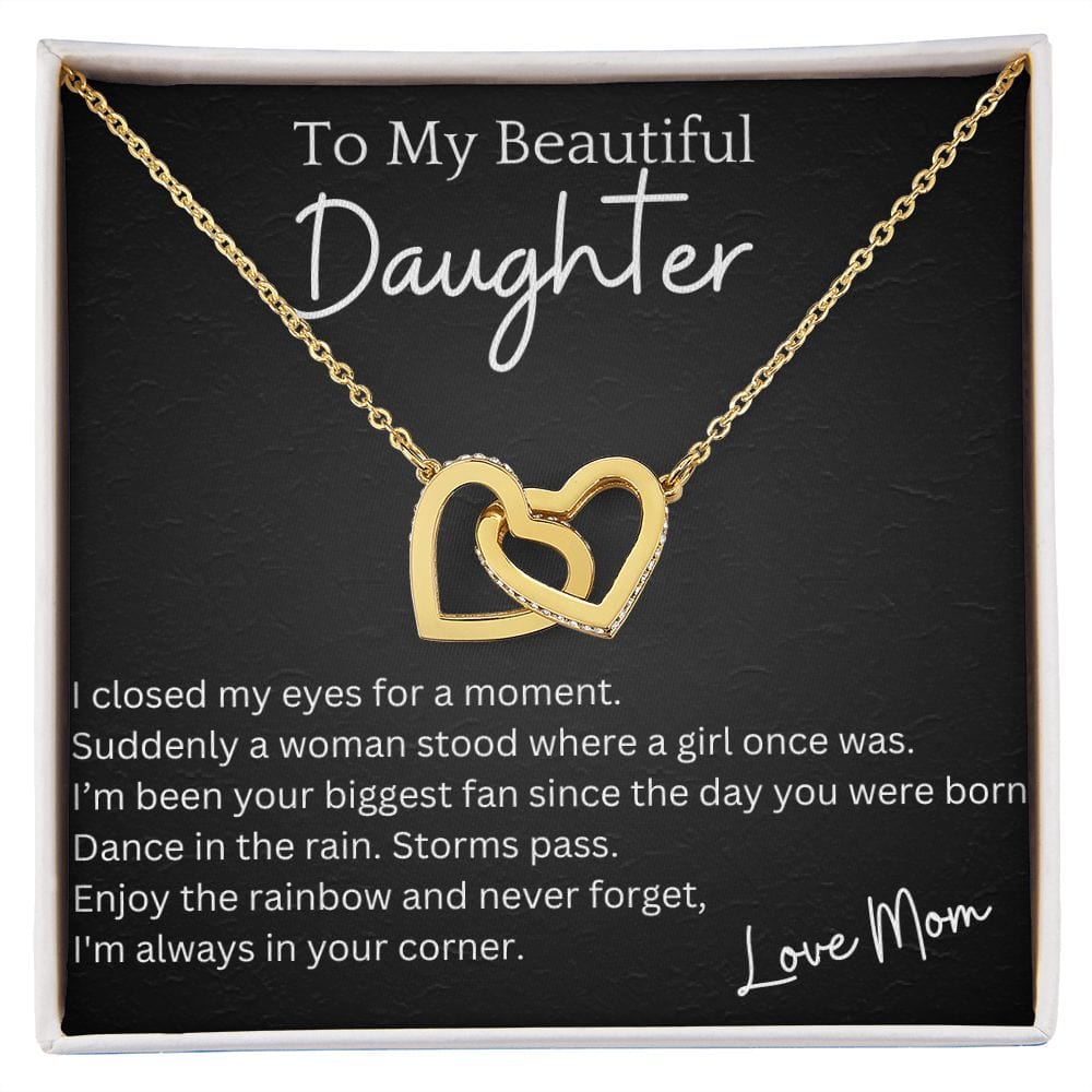 Closed My Eyes Necklace Gift For Daughter Christmas Graduation Birthday Present For Girls