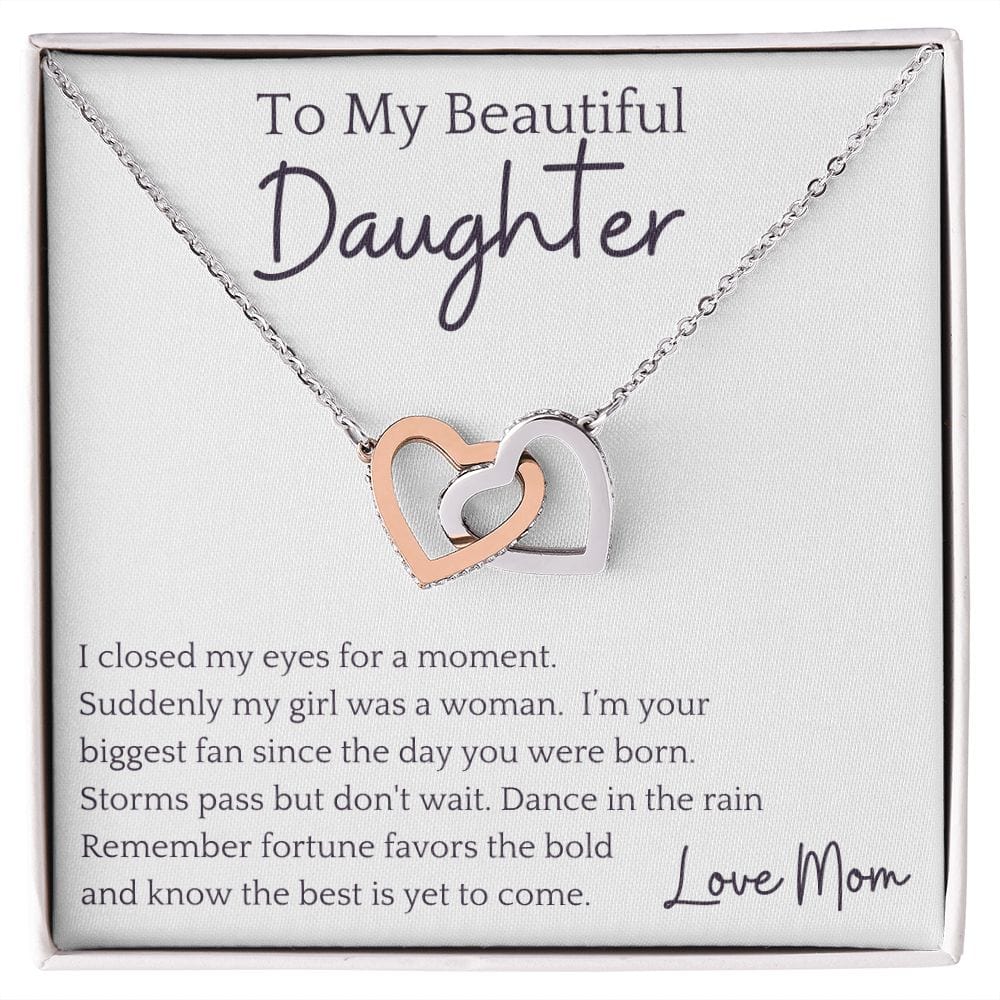 My Girl A Woman Necklace Gift For Daughter Graduation Christmas Birthday Present For Girls