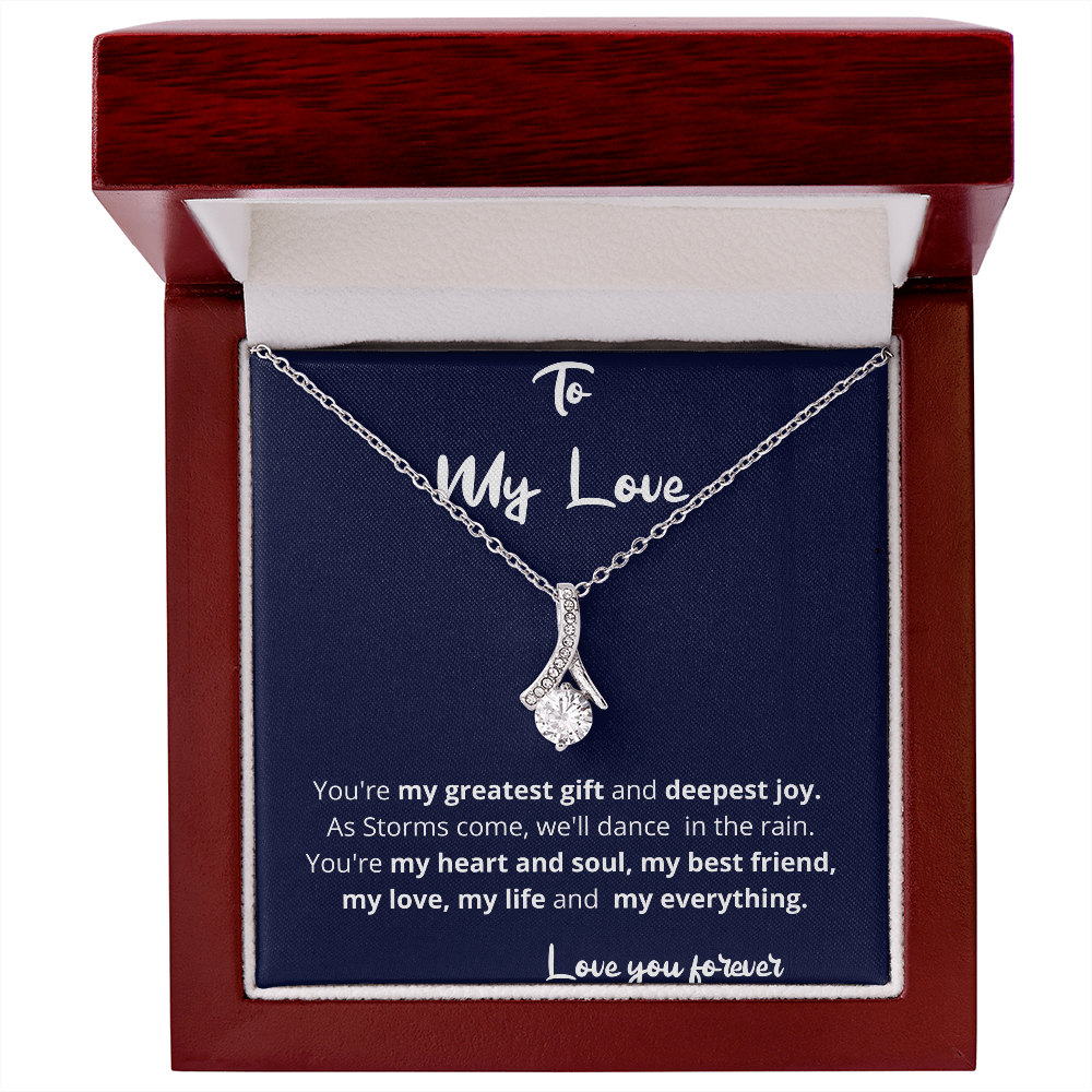 Deepest Joy Necklace Gift For Soulmate Wife Girlfriend Anniversary