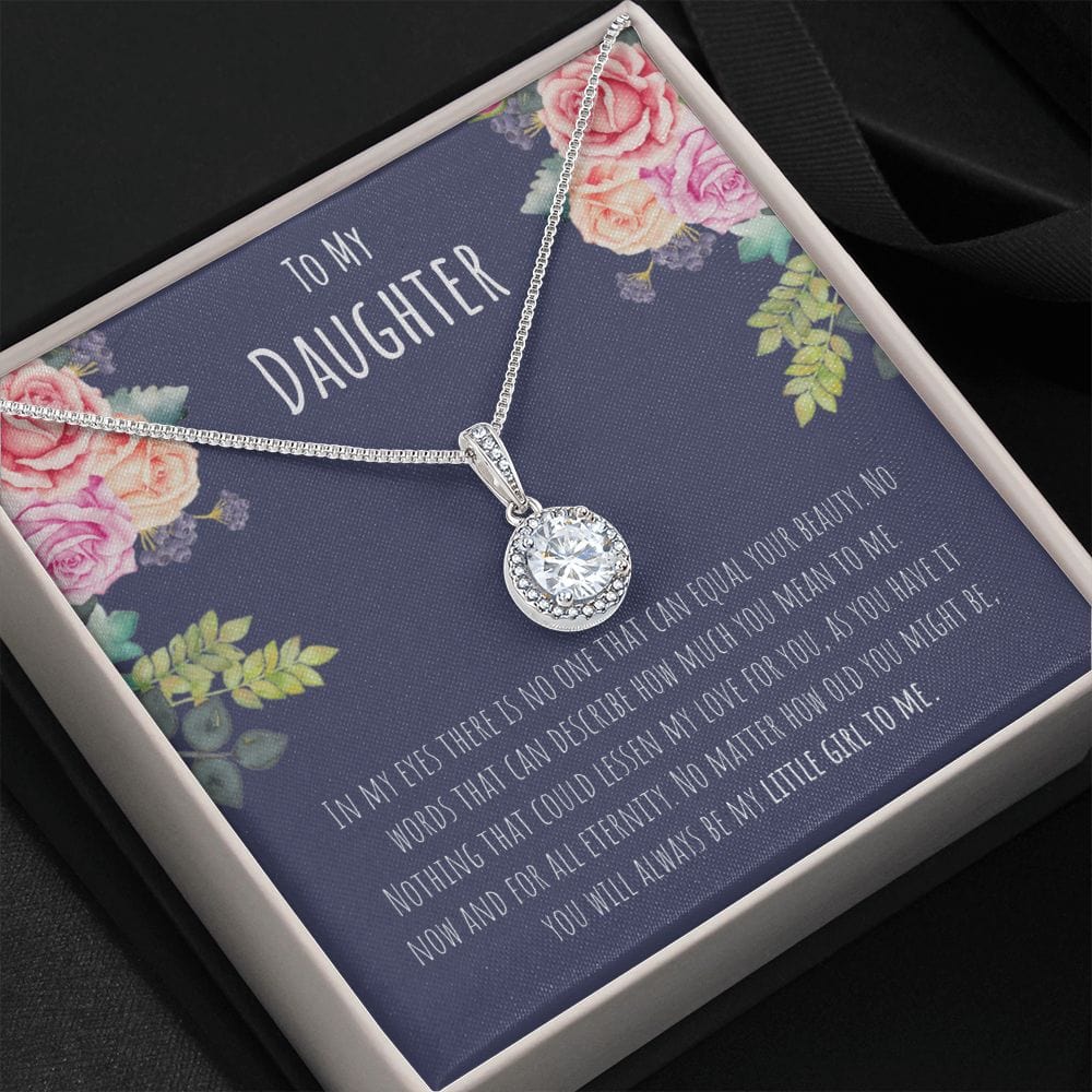 Jewelry - My Little Girl Necklace Gift For Daughter Birthday Christmas Valentines Day Present For Girls