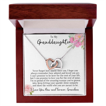 Jewelry - Never Forget Necklace Gift For Granddaughter Graduation Birthday Christmas Present For Woman