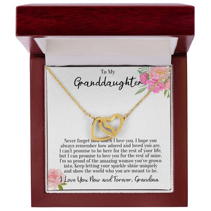 Jewelry - Never Forget Necklace Gift For Granddaughter Graduation Birthday Christmas Present For Woman
